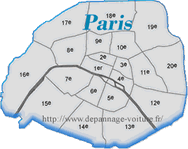 Carte démarrage Renault Paris